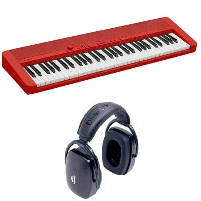 Casio CT-S1 61-Key Portable Keyboard w/ Direct Sound Bluetooth Headphones