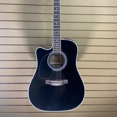 Takamine Legacy EF341SC, Left-Handed Acoustic-Electric Guitar - Black w/OHSC + FREE Shipping #111 image 4