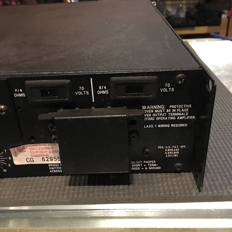 AMCRON COM-TECH 400 パワーアンプ Crown Com-Tech 400 Professional Stereo 400W Power Amplifier