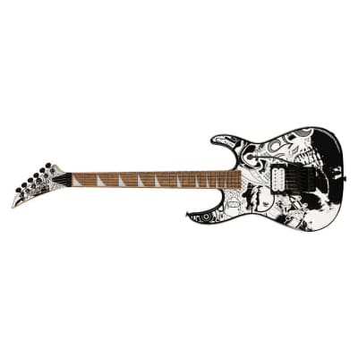Jackson X Series Dinky DK1 H 6-String Solid Body Maple Electric Guitar -Right-Handed (Skull Kaos) Bundle with Protective Hard Shell Guitar Case image 4