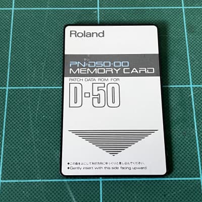 Roland PN-D50-00 PATCH DATA ROM for D-50, D-550