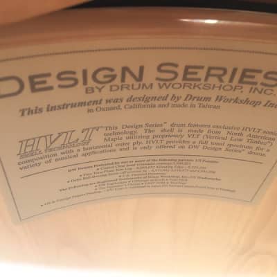 DW Design Series 9 x 12" Tom Satin Flat Black - 12" Tom (2022) Free shipping image 3
