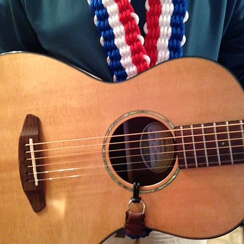 Willie nelson style guitar strap sale