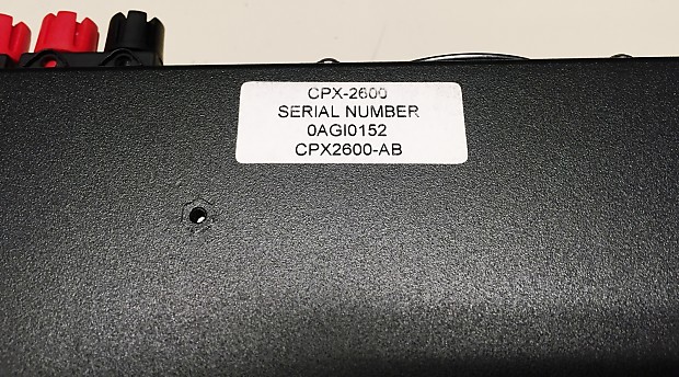 Crest Audio CPX-2600 2600 Watt Power Amplifier - Amp A | Reverb Crest Audio CPX-2600 2600 Watt Power Amplifier - Amp A | Reverb