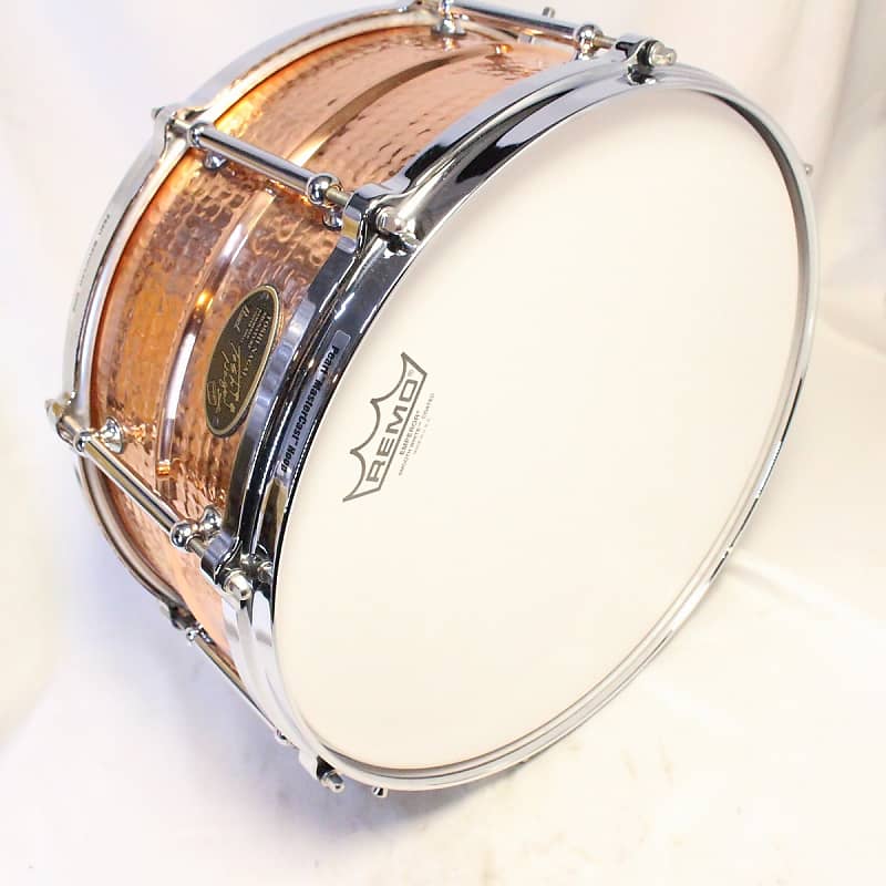 PEARL TN1465 TOSHI NAGAI Produce Model Hammered Copper 14x6.5 Snare Drum  [06/11]