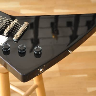 ESP EDWARDS EX120D LH BK Black Left Handed / Explorer Type