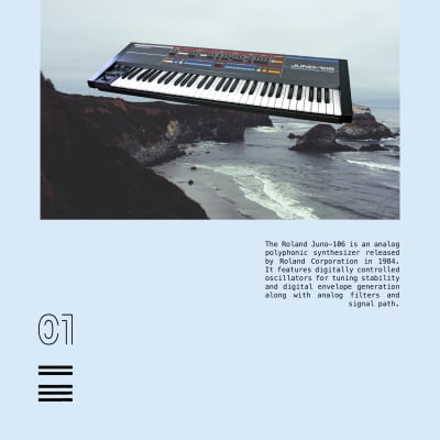 Synths in the Sky Juno 106 Limited Edition #1 2019 image 1