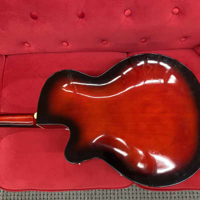 Framus 5/53-59 Archtop Guitar with Pickup Sunburst with Case image 11