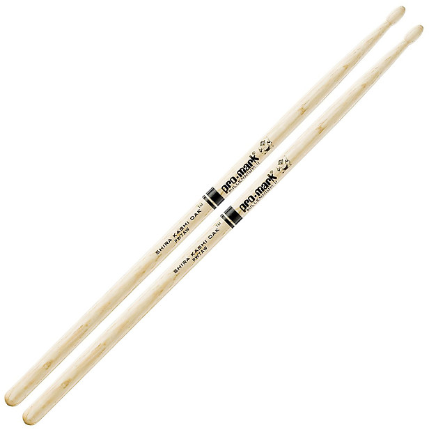 Pro-Mark PW7AW Shira Kashi Oak 7A Wood Tip Drum Sticks (Pair) image 1
