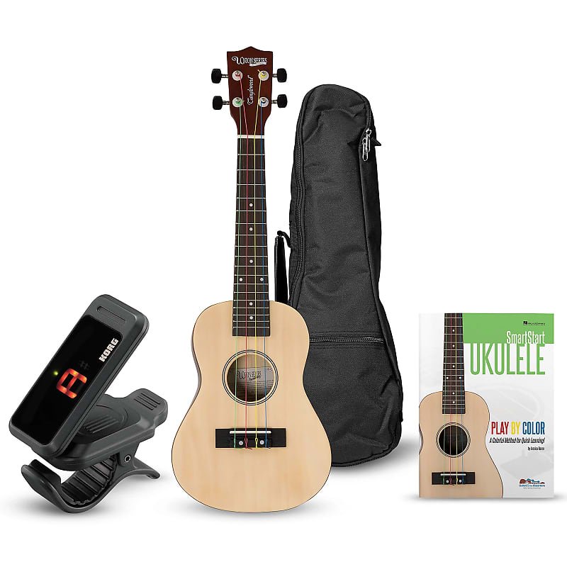 Tanglewood Concert Ukulele Colored Strings, Bag, Tuner and Book image 1