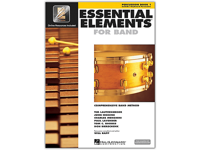 Essential Elements Book 1 - Percussion <HL00862582> Hal Leonard image 1
