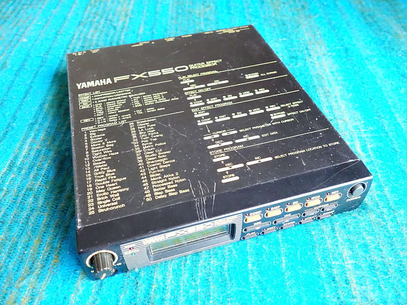 ギター YAMAHA  FX550  GUITAR EFFECT PROCESSOR YAMAHA FX550 Guitar Effect Processor Multi-Effects w/ MFC06