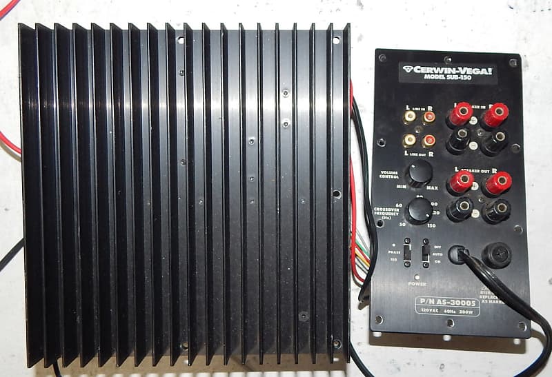 Cerwin-Vega Sub-150 subwoofer plate amplifier only