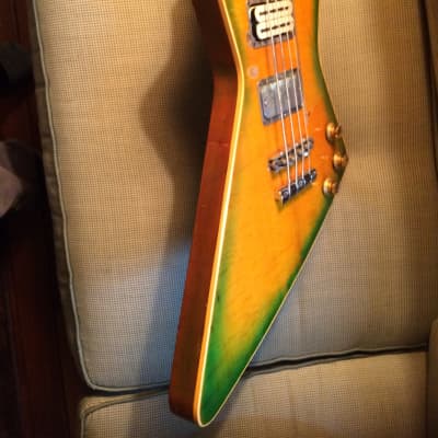 The first Hamer Standard Bass! Custom Built for Cheap Trick’s Tom Petersson  1974 Green Sunburst image 18
