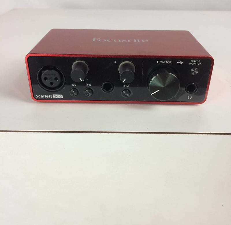 Focusrite Scarlett Solo (3rd gen) 本体のみ Focusrite Scarlett Solo 3rd Gen – United States
