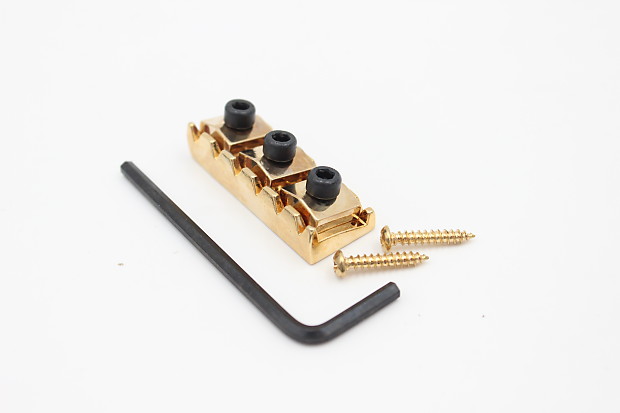 Floyd Rose style Gold Locking nut w/ screws & wrench. 42mm New, ships from USA image 1