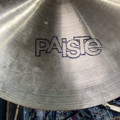 David Garibaldi's Tower of Power, Paiste 18" 2002 Series, Black Letter Crash Cymbal, 1750g 1978 image 13