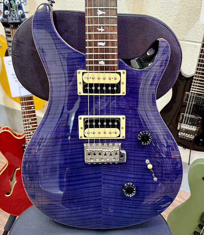 【なかなか美品】PRS SE Custom24 2016年製 P.R.S. SE Custom 24 Semi-Hollow Piezo (Lake Blue) ｜イケベ