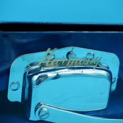 1960s Harmony Bobkat Vintage Vibrato Tailpiece Model 1750 NOS Tremolo In Box, USA-Made, Silhouette image 3