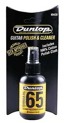 JIM DUNLOP Formula No. 65 Guitar Polish & Cleaner, 4oz (118ml)