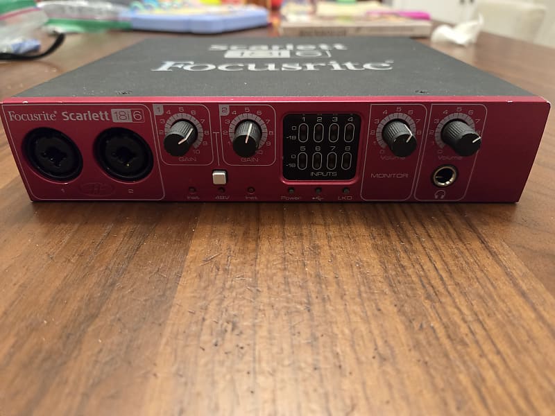 Focusrite Scarlett 18i6 (1st Gen) USB 2.0 Audio Interface Reverb