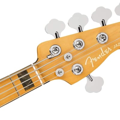 Fender American Ultra 5-String Jazz Bass, Arctic Pearl, Maple Fingerboard image 5