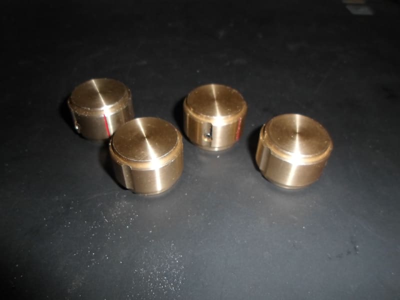HH Scott Tube Stereo Type Gold Aluminum knobs 1950&#039;s  			