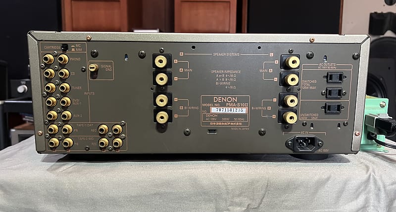 Denon PMA-S10II. Integrated amplifier, Very rare gear, made in