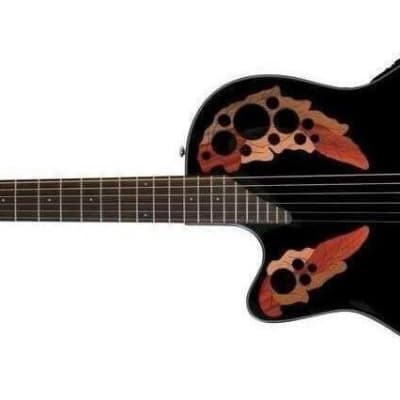 Ovation CE44L-5 Celebrity Elite Mid Depth Solid Spruce Top Nato Neck 6-String Acoustic-Electric Guitar For Left Handed Players image 5