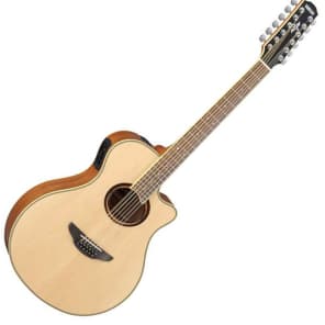 Yamaha APX700II-12 Thinline Acoustic/Electric Cutaway 12-String Guitar Natural