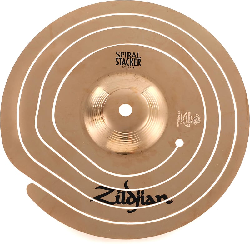 Zildjian 10 inch fx Spiral Stacker Cymbal Bundle with Zildjian 14 inch FX Trashformer Cymbal image 1