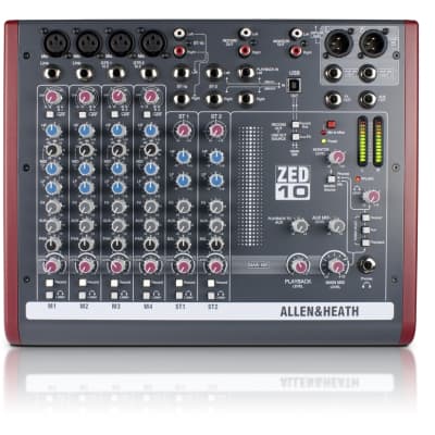 Allen & Heath ZED-10 10-channel Mixer with USB Audio Interface image 3