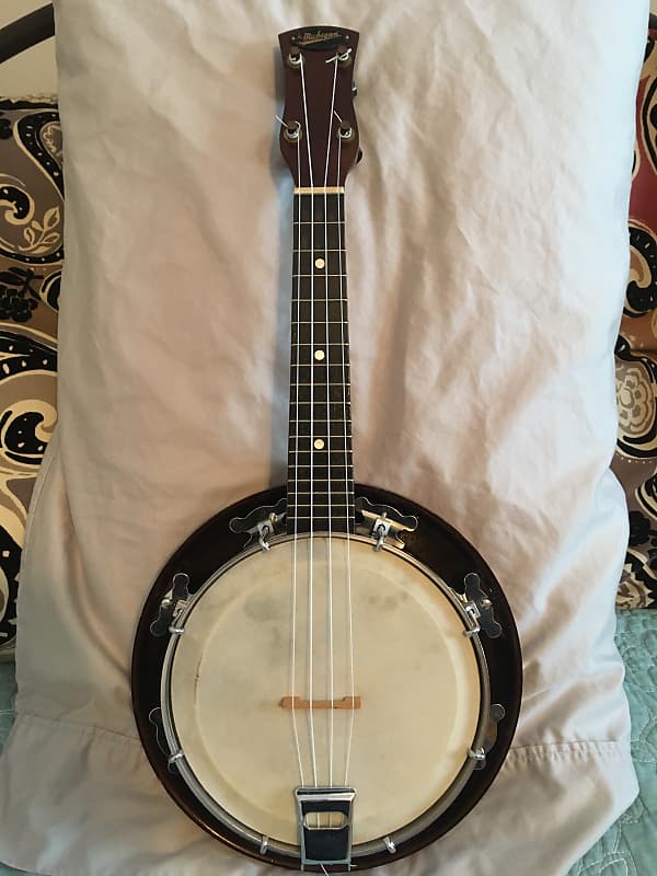 Michigan Banjo Ukulele 1930s with resonator | Reverb