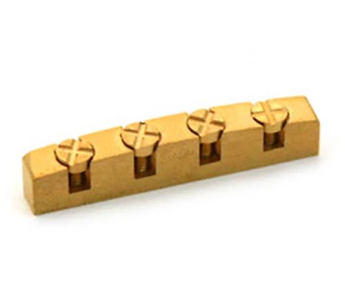 ABM BN-0889-008 6240 Adjustable German Bell Brass for Gibson Bass Nut Brass image 1