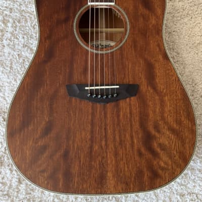 D'Angelico Premier Riverside 6-String Dreadnought Size Acoustic Electric Guitar image 3
