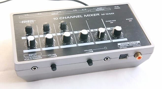 Roland - M-10MX  10-Channel Battery-Powered Mixer