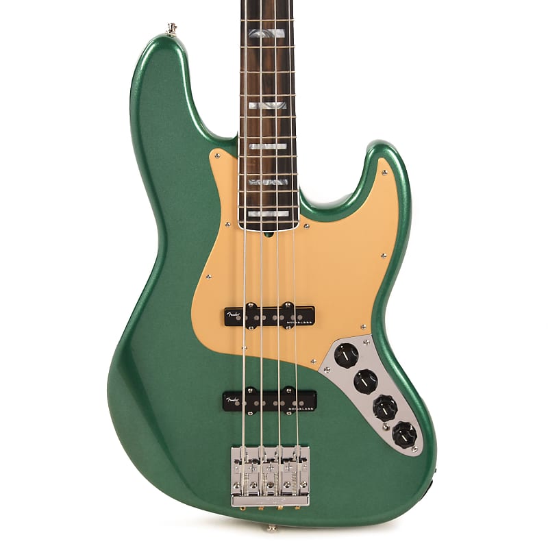 Fender American Ultra Jazz Bass Mystic Pine Green w/Ebony