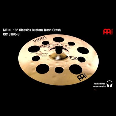 Meinl Classics Custom Trash Crash Cymbal 18 image 2