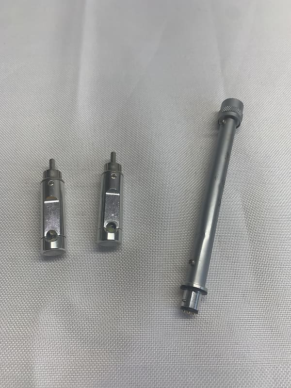 Numark Straight Tonearm With 2 Target Lights Sold As Lot Of 3 - Silver image 1