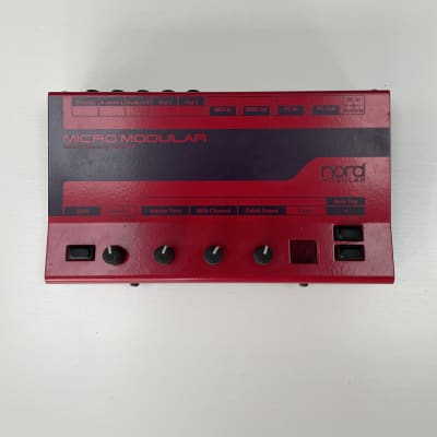 Nord Micro Modular Desktop Virtual Synthesizer 1997 - 2003 - Red