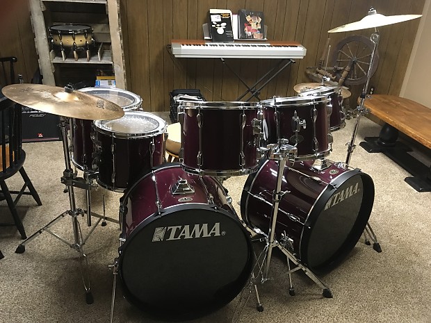 Tama rockstar 8 piece drum set deals