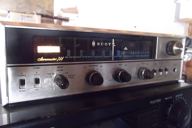 Vintage Scott 344 Solid State Stereo Receiver Serviced image 1