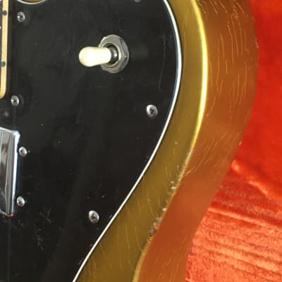 LEFTY! Vintage 1976 Fender Telecaster Custom Roasted Ash Firemist Gold Nitro Relic USA 7.2 lb! image 9