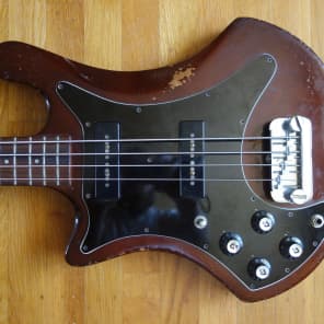 1978 Left Handed Guild B-302 Bass All Original image 3