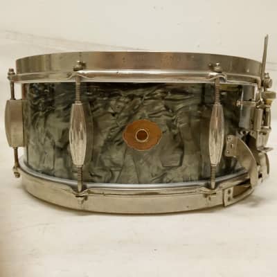 Slingerland 5.5x14 Artist Model Radio King Snare Drum - 1930s  Nickel-Over-Brass