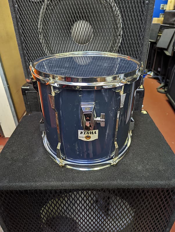 1980s/1990s Tama Made In Japan Rockstar-DX Dark Blue Wrap 11 x 12" Tom - Looks Good/Sounds Excellent image 1