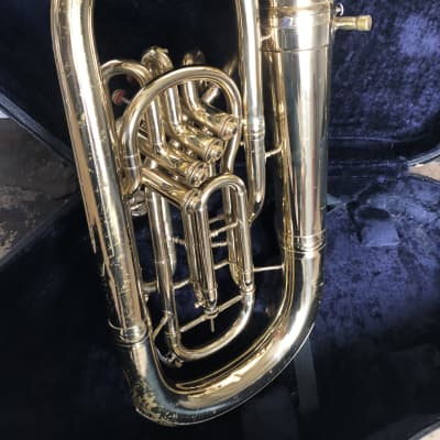 Conn  Constellation Four Valve Baritone (euphonium) with Case and Mouthpiece - plays excellently image 6