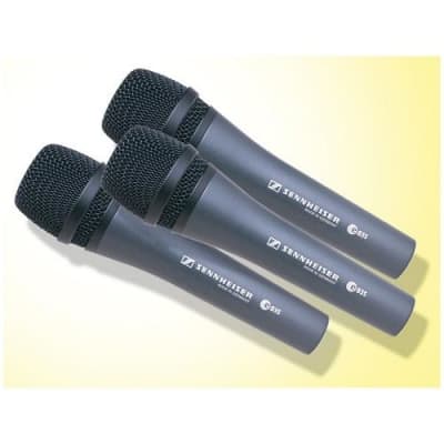Sennheiser E835 Handheld Cardioid Dynamic Microphone 3 Pack (Used/Mint)