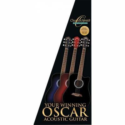 Oscar Schmidt OD45CTSPAK Dreadnought Acoustic Guitar Pack with Gig Bag, Tobacco Sunburst image 3