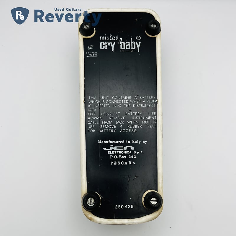 JEN ジェン mister cry baby SUPER ワウペダル JEN VINTAGE Cry Baby SUPER 250.422 '83 ｜イケベ楽器店